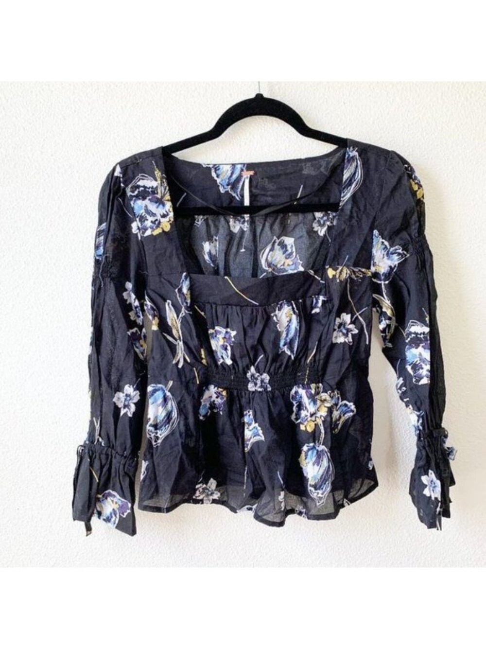 Free People Cherish the Light Printed Blouse XS